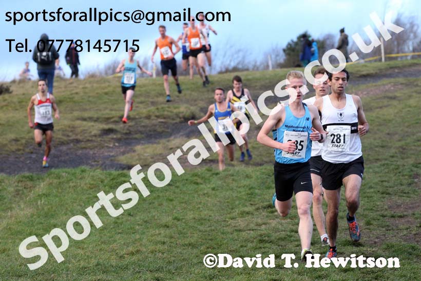 Senior mens North Eastern Cross Country, 2018 Northern Cross Country Champs., Wrekenton, Gateshead. Photo:  David T. Hewitson/Sports for All Pics